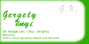gergely unyi business card